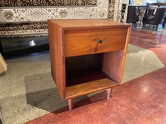 Mid-Century Modern Walnut Nightstand
