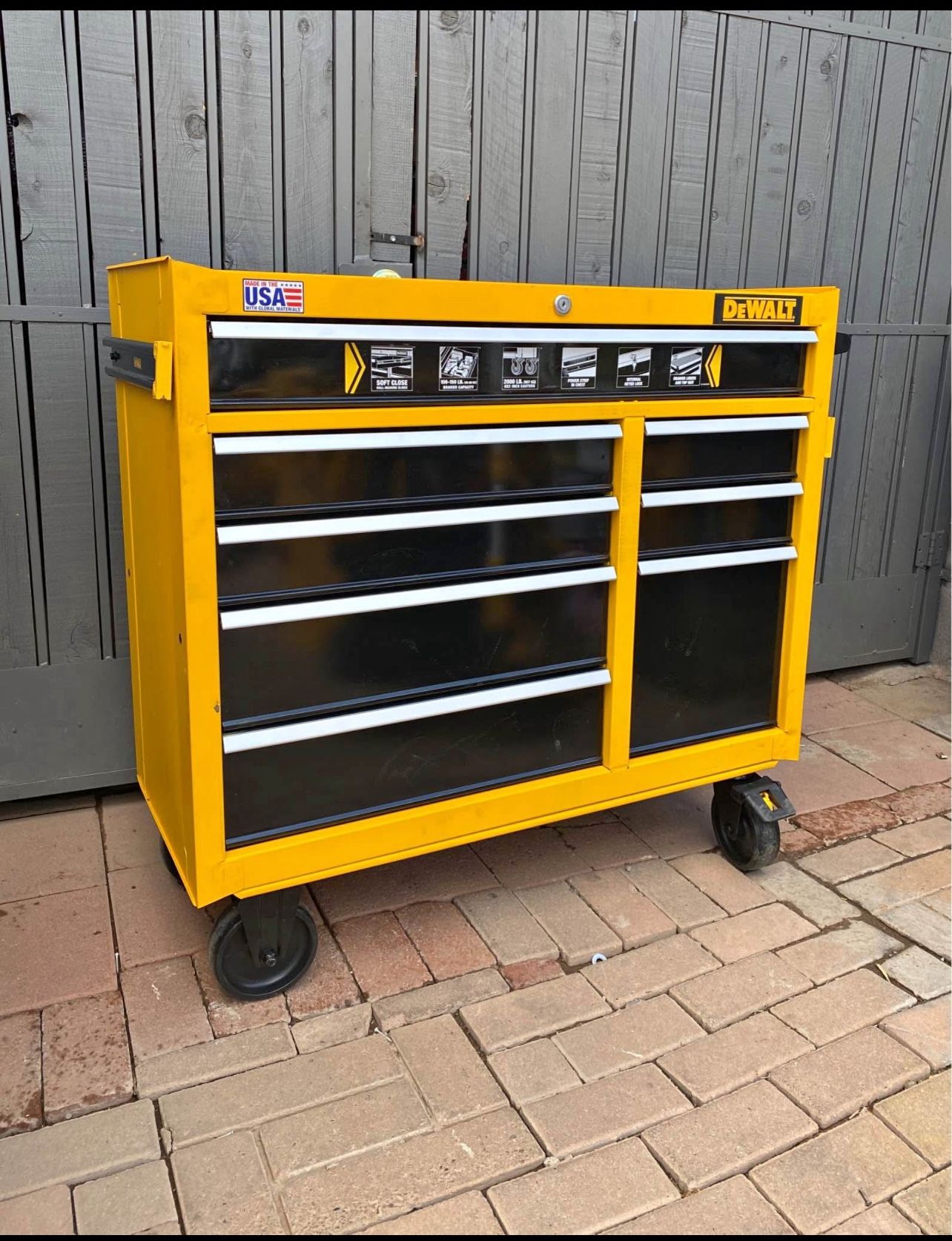 DEWALT 41 in. W x 21 in. D 8-Drawer Rolling Tool Cabinet