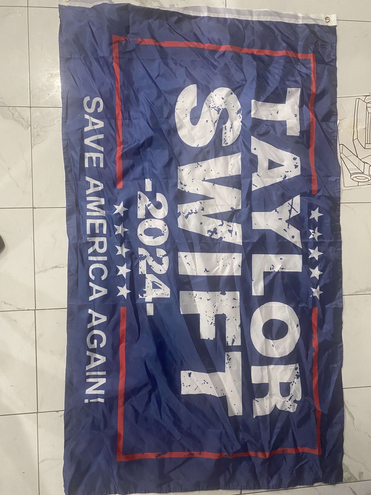 Taylor Swift Flag 3x5 foot Blue 2024 Save America Again