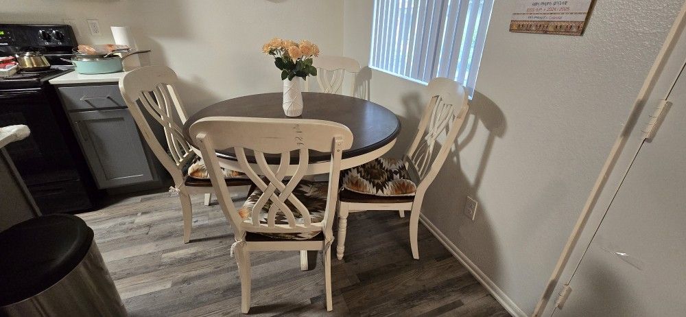 Dining Table With Four Chairs