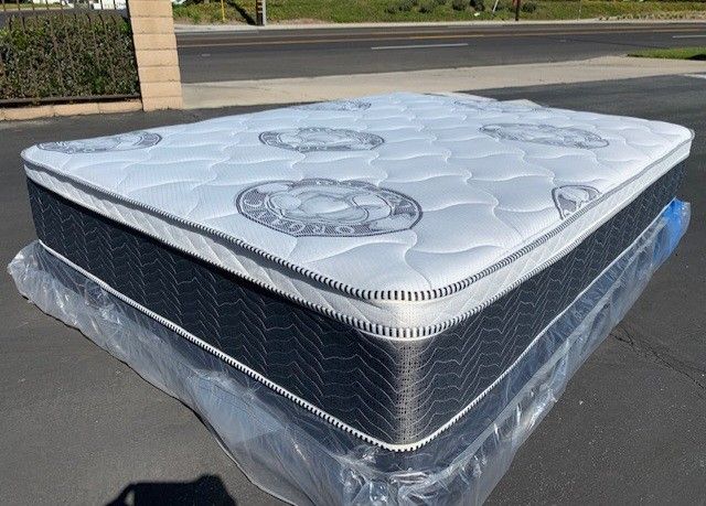 Queen Euro Ortho Bamboo Collection Pillow Top Mattress Mattresses! 