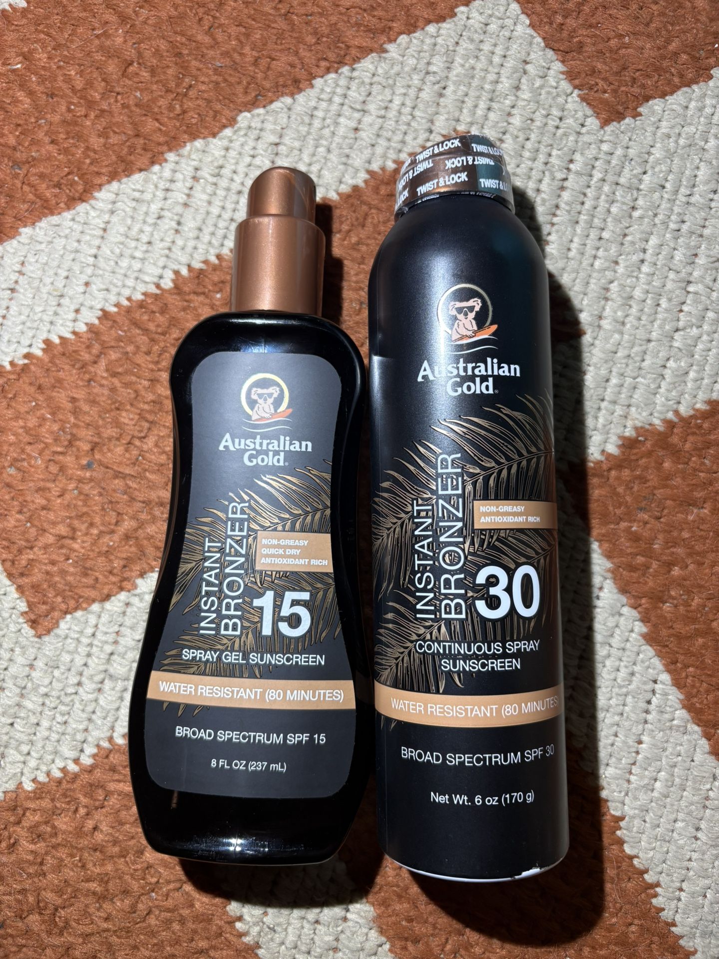 Australian Gold Instant Bronzer Sunscreen 