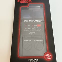 Stranger Things iPhone 16 Case Walkie Talkie Retro TV Show Inspired Cover Gift
