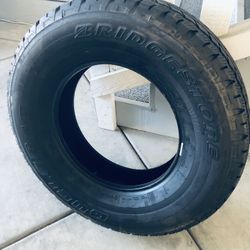 New 255 70 R 17” Bridgestone Dueler A/T 0-miles. $100
