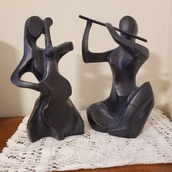 Musicians Sculptures Figurines 4.5 x 8"H