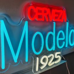 Modelo Cerveza Beer Lighted Advertising Sign Busch Light Corona Dos Equis Beer Sign Bar Sign 