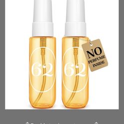 Travel Size Toiletry Bottles, Compatible With Sol De Janeiro 62 Perfume, TSA Approved Leak-Proof Empty Spray Bottle, Refillable Containers For 3 OZ & 