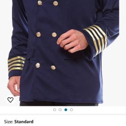 Men’s Pilot Jacket Costume Halloween Party New Size XL