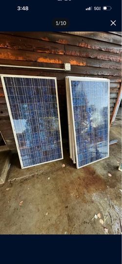 Solar panels 20 total package sharp module NE-165U1