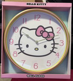 Sanrio Hello Kitty Analog Wall Clock New