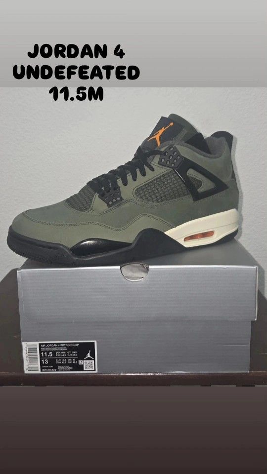 JORDAN 4 UNDEFEATED 11.5m