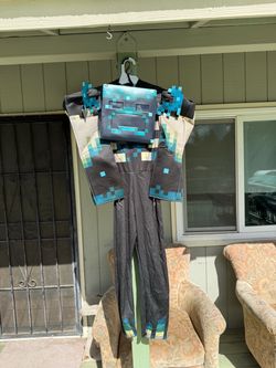 Minecraft Warden kids costume