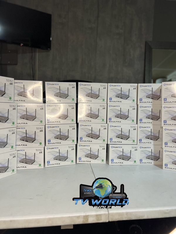 SuperBOX Super box S6 Models Max, Pro, Ultra, Supreme & Vsee Models V3 Plus V5 Pro Vsee Elite ultra 8 wholesale available