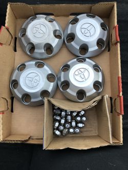 Will Deliver And Install - Toyota Tacoma Rims And Tires With Hubcaps And Lug Nuts