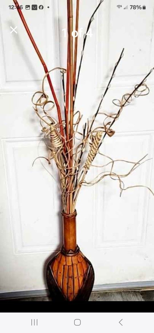 bamboo vase /vase de bamboo
