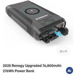 2025  Upgraded 76,800mAh 276Wh Power Bank