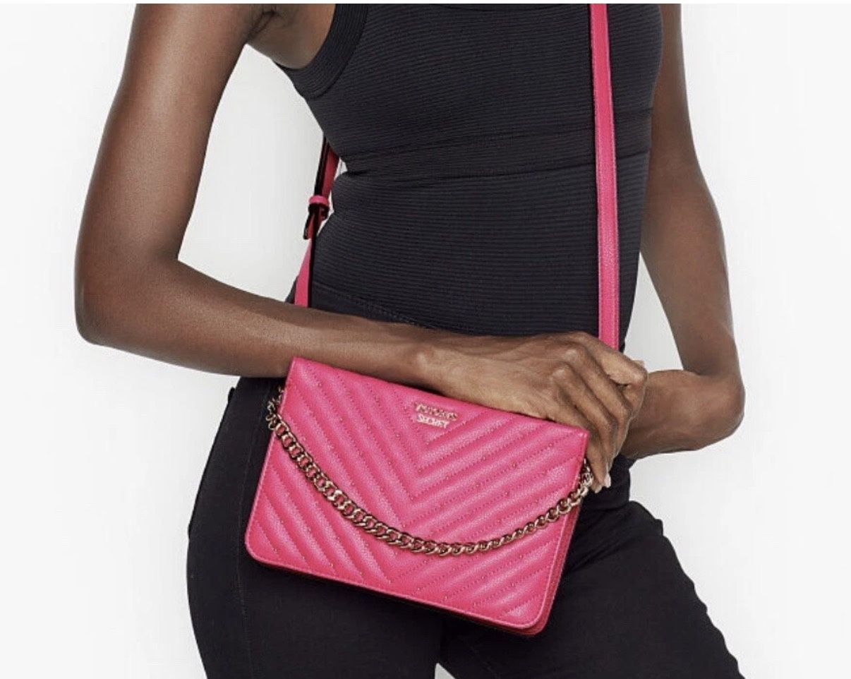 Victoria's Secret V-Quilt Crossbody Purse - BNWT