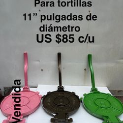 Prensas Para Tortillas De Metal De Diferentes Tamaños Y Precios 