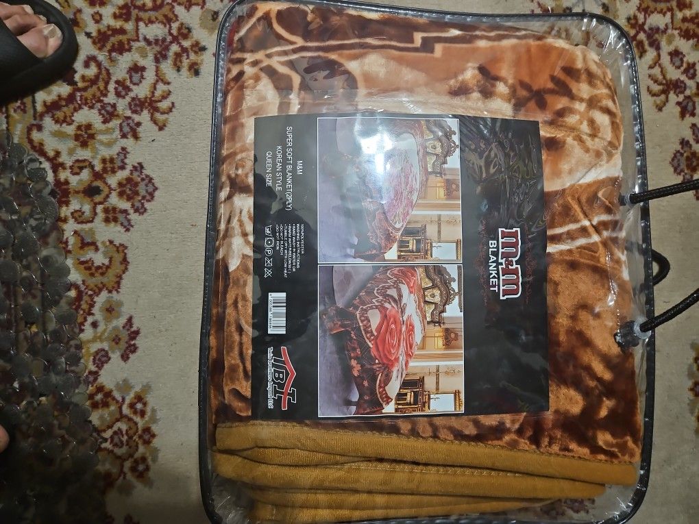 Blanket Super Soft,$ .55 Queen Size,