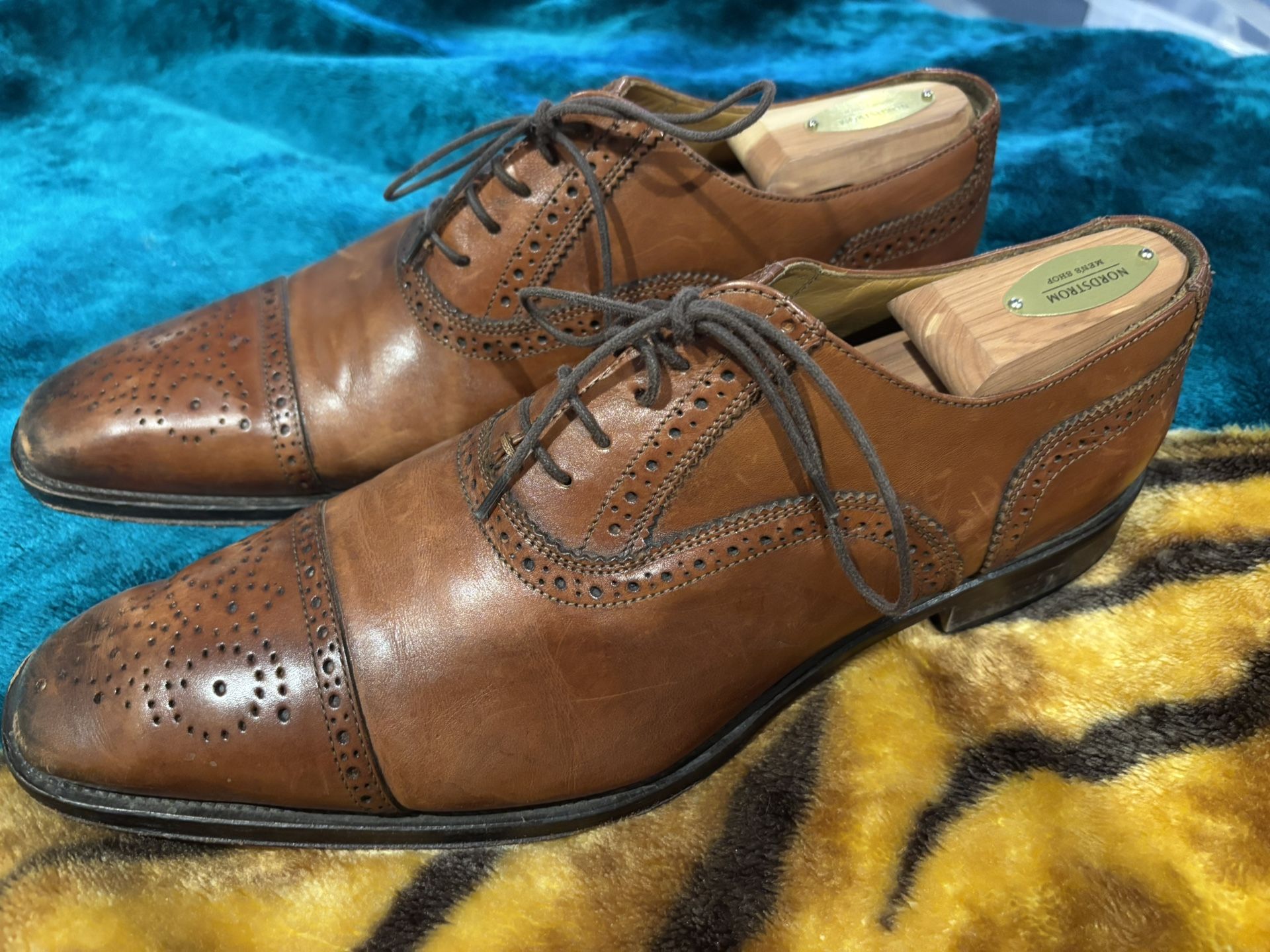 Men’s Size 10 Nordstrom Dress Shoes With Shoe Tree