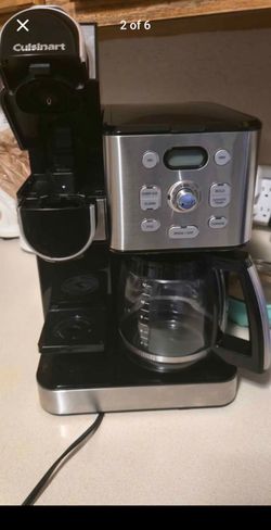 Cuisinart 12-Cup Coffee Maker, Single-Serve Brewer Glass Carafe, Automatic Hot & Iced Coffee Machine