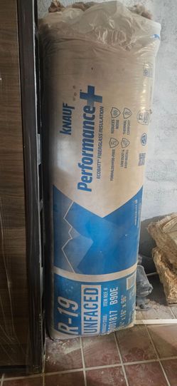 New Knauf Performance+ R-19 Unfaced Fiberglass Insulation