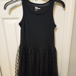 Girls Dress With Crop Top Sweater 7/8