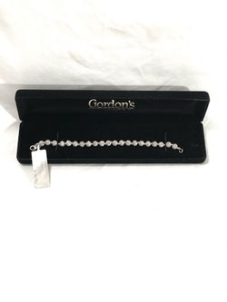 Brand new with tags made in Italy .925 silver die cut bead strand bracelet. Retails for $160.