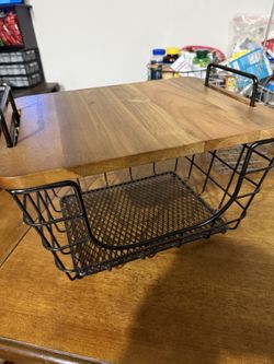 Fruit basket with Acacia Lid