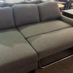gray sofa sleeper sectional - ashley jarreau 