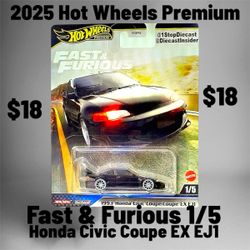 Hot wheels Premium fast & furious