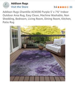 Area Rug Purple