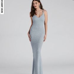 Prom Dress Light Blue Xs (0-2)