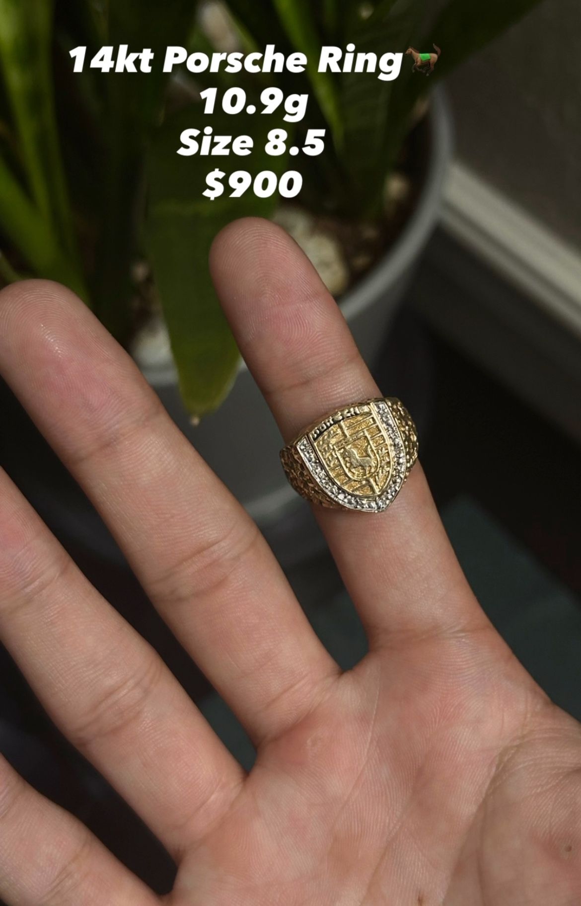 14k Porsche Ring