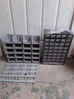Store House 20 Bin Stackable Storage+40 Bin Storage "Both Available" Package Deal Only