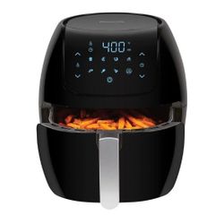 💯 Brand New PowerXL Large 8-Quart Nonstick Air Fryer with One-Touch Digital Display - Black