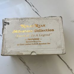 Nolan Ryan Milestone Collection (1993) – COMPLETE 20-Card Set 