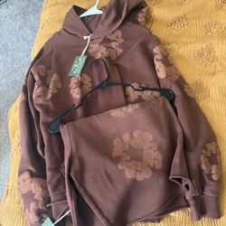 Denim Tears Mono Cotton Wreath Hoodie And Shorts 