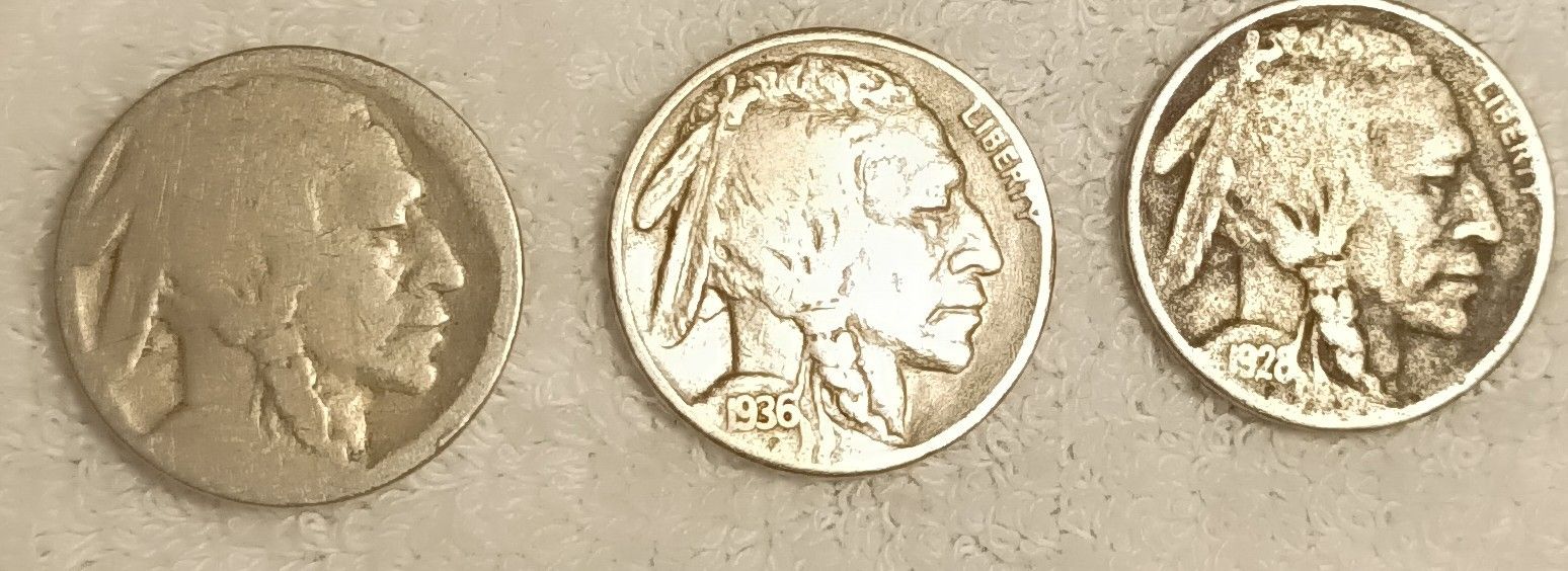 Lot Of Buffalo Nickels