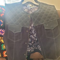 Custom Stitched Motorcycle Cut/vest