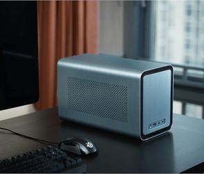 JONSBO N1 Mini-ITX NAS Chassis, ITX Computer Case, 5+1 Disk Bays NAS Mini Aluminum with Steel Plate Case, Built-in 14cm Fan, Only SFX Power Bite, Supp