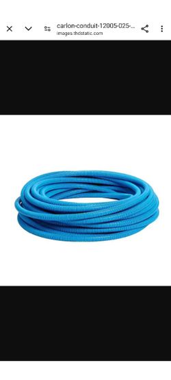 Carlon

1/2 in. x 25 ft. Electrical Nonmetallic Tubing Conduit Coil, Blue

