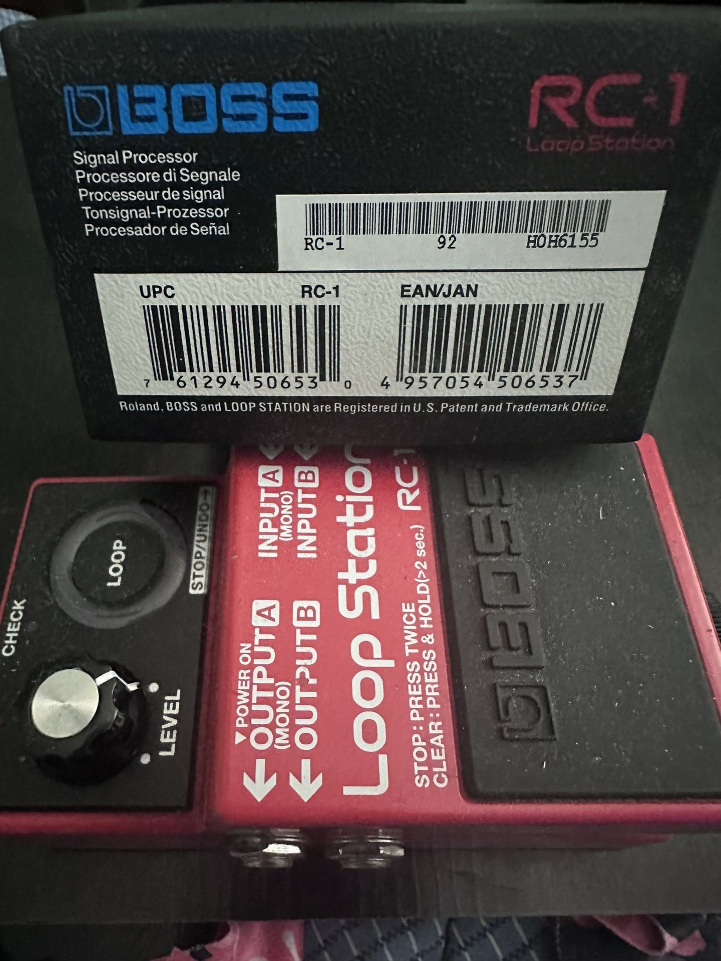 Boss RC-1 Looper Pedal