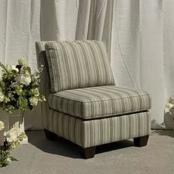 Ashley Furniture VINTAGE Stripe Accent Chair Very Comfy!