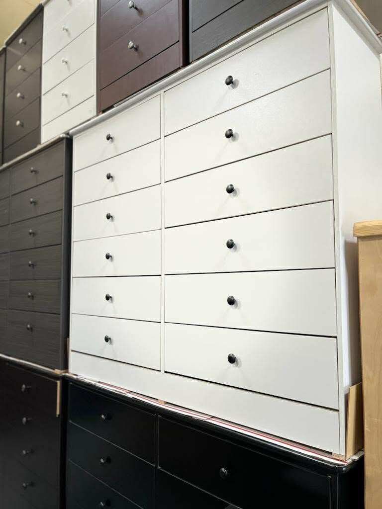 12 Drawer White Color 