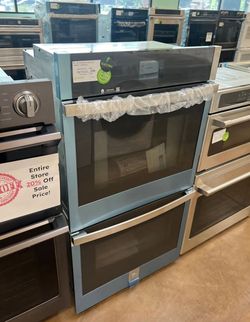 GE Profile Built in Stainless steel Double wall oven 30 inch wide