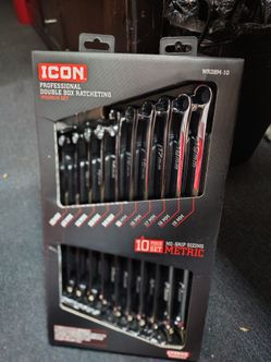 Icon Professional Double Box ratcheting wrench set (Metric)
