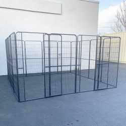 New $360 Heavy Duty 10x10x5ft Tall Pet Playpen 16-Panel Dog Crate Kennel Exercise Cage Fence