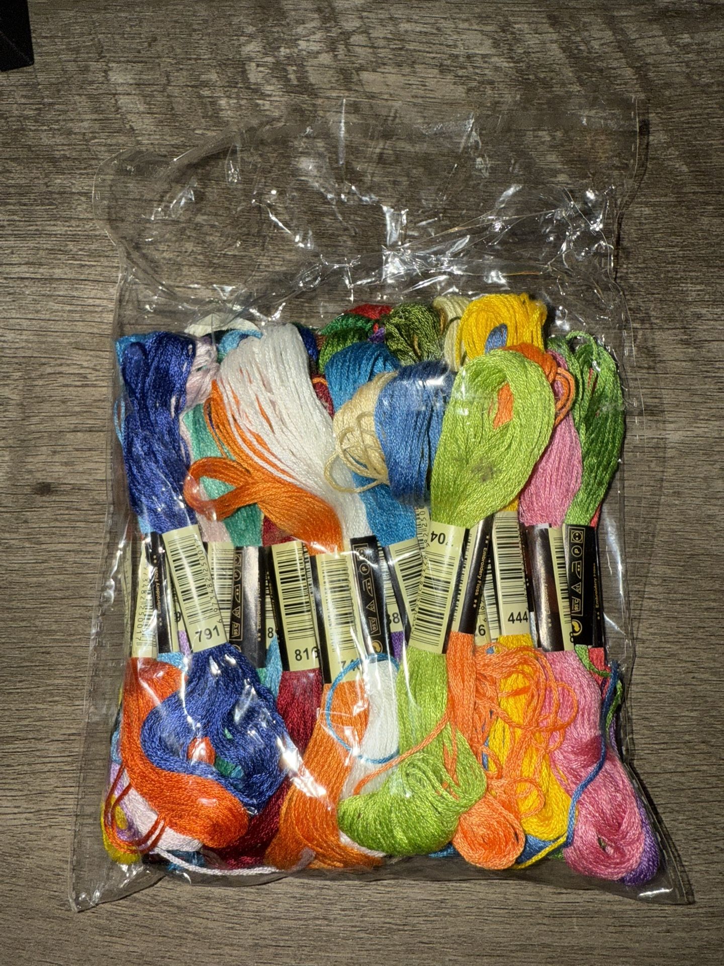 50-Pack of Embroidery Floss