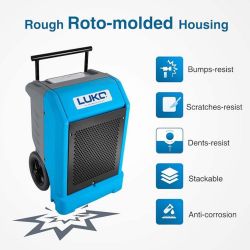 💧 Luko 230 pt. Bucketless Commercial Dehumidifier 💧 Keep your space dry and protected with this powerful Luko 230-pint Commercial Dehumidifier — per